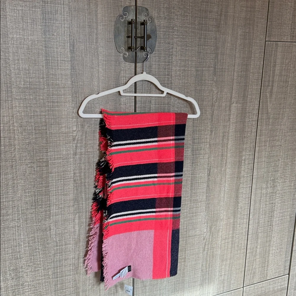J. Crew Wool Blend Asbury Plaid Scarf‎